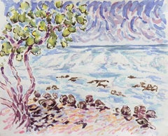 'Kailua-Kona Beach, Hawaii', Contemporary Impressionist Coastal Landscape