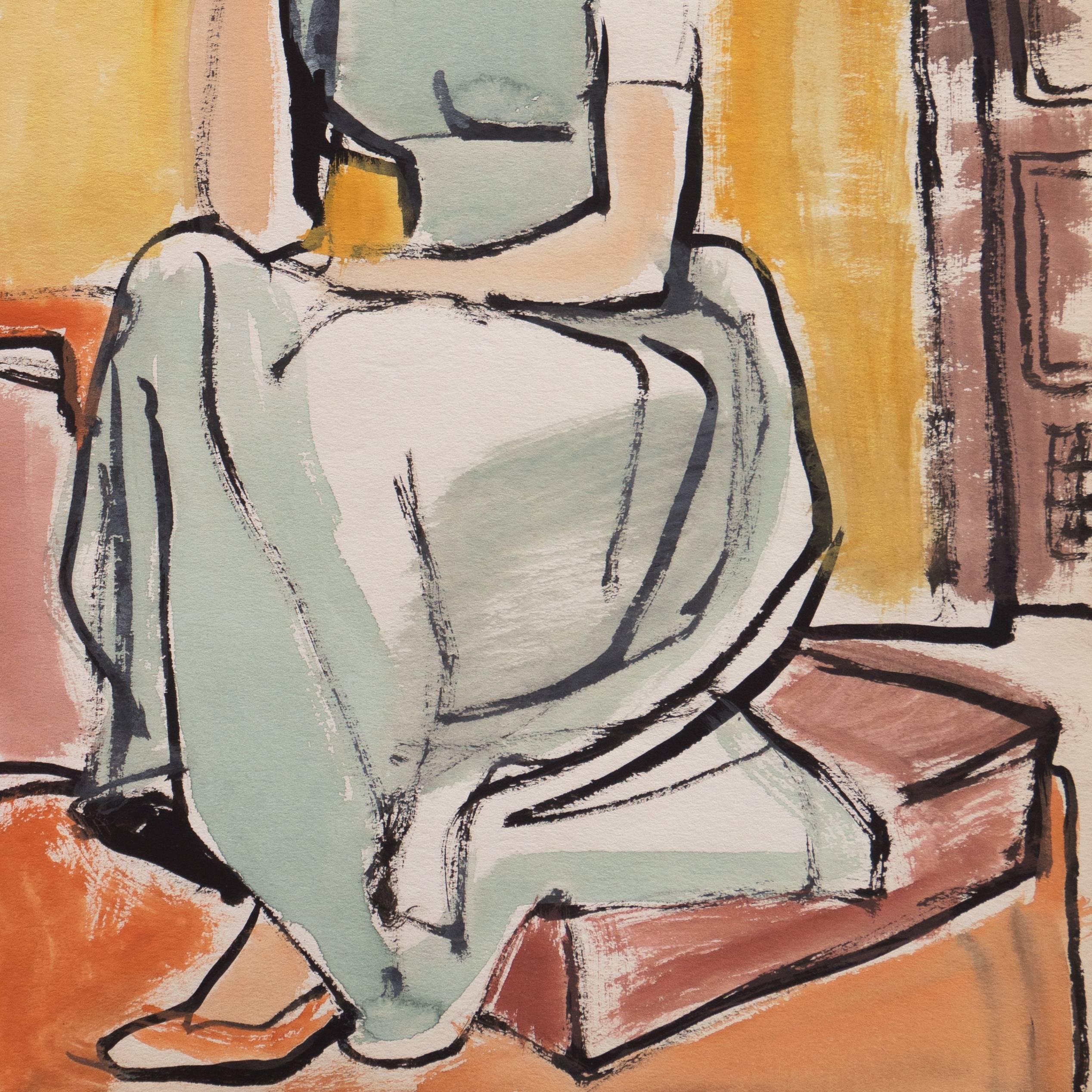'Young Woman Seated', Cincinnati Art Museum, Brooklyn Museum, San Francisco For Sale 2