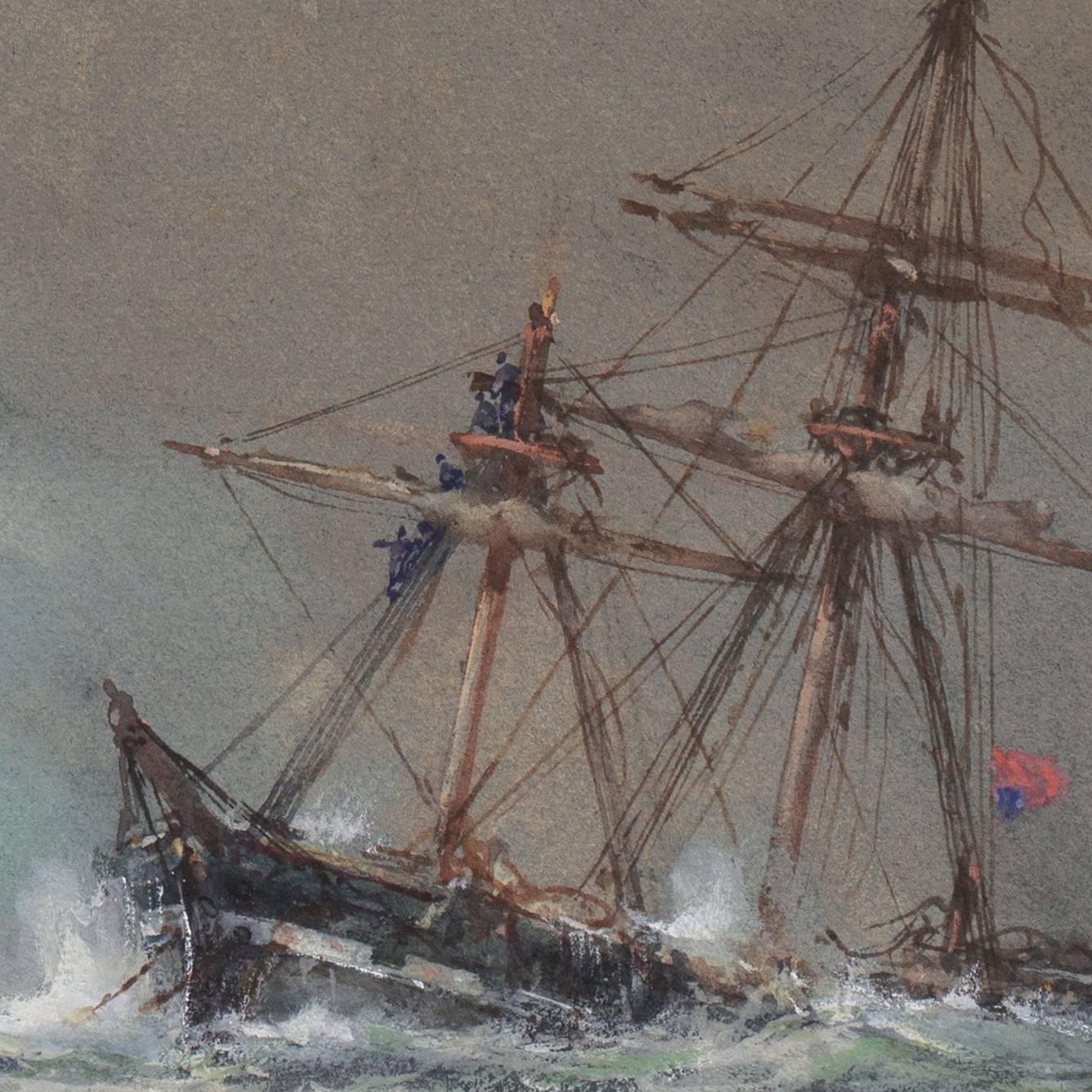 'Rescue at Sea', English Seascape, Royal Society of British Artists 1