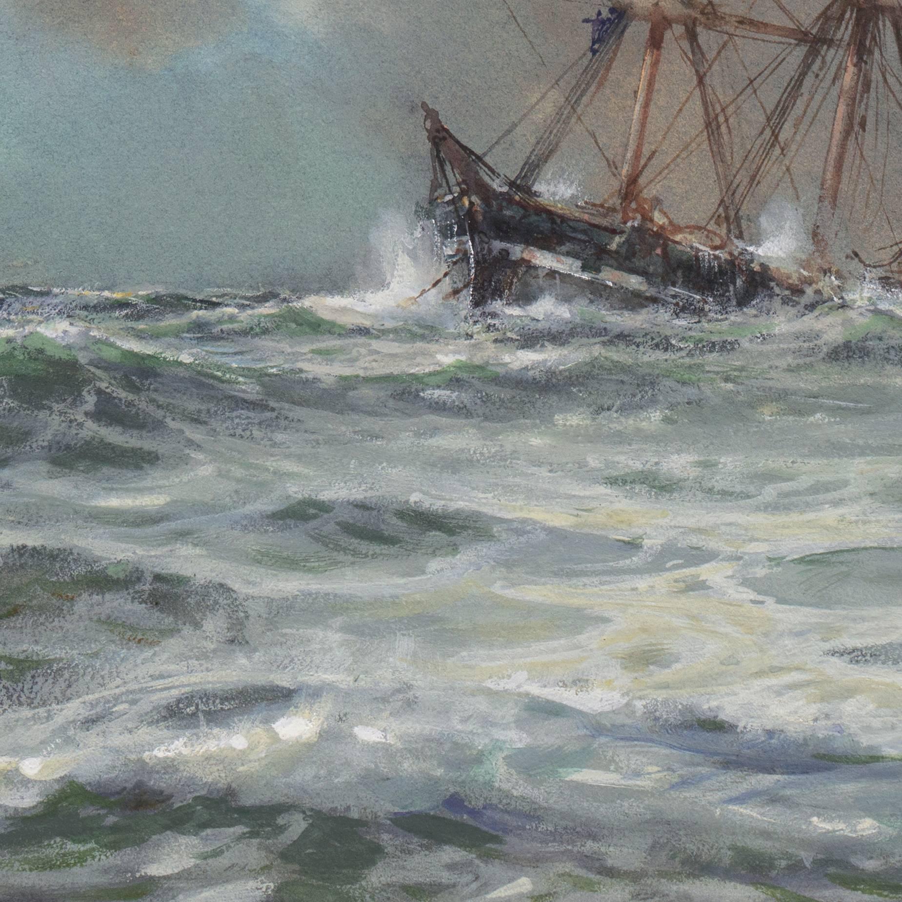 'Rescue at Sea', English Seascape, Royal Society of British Artists 2