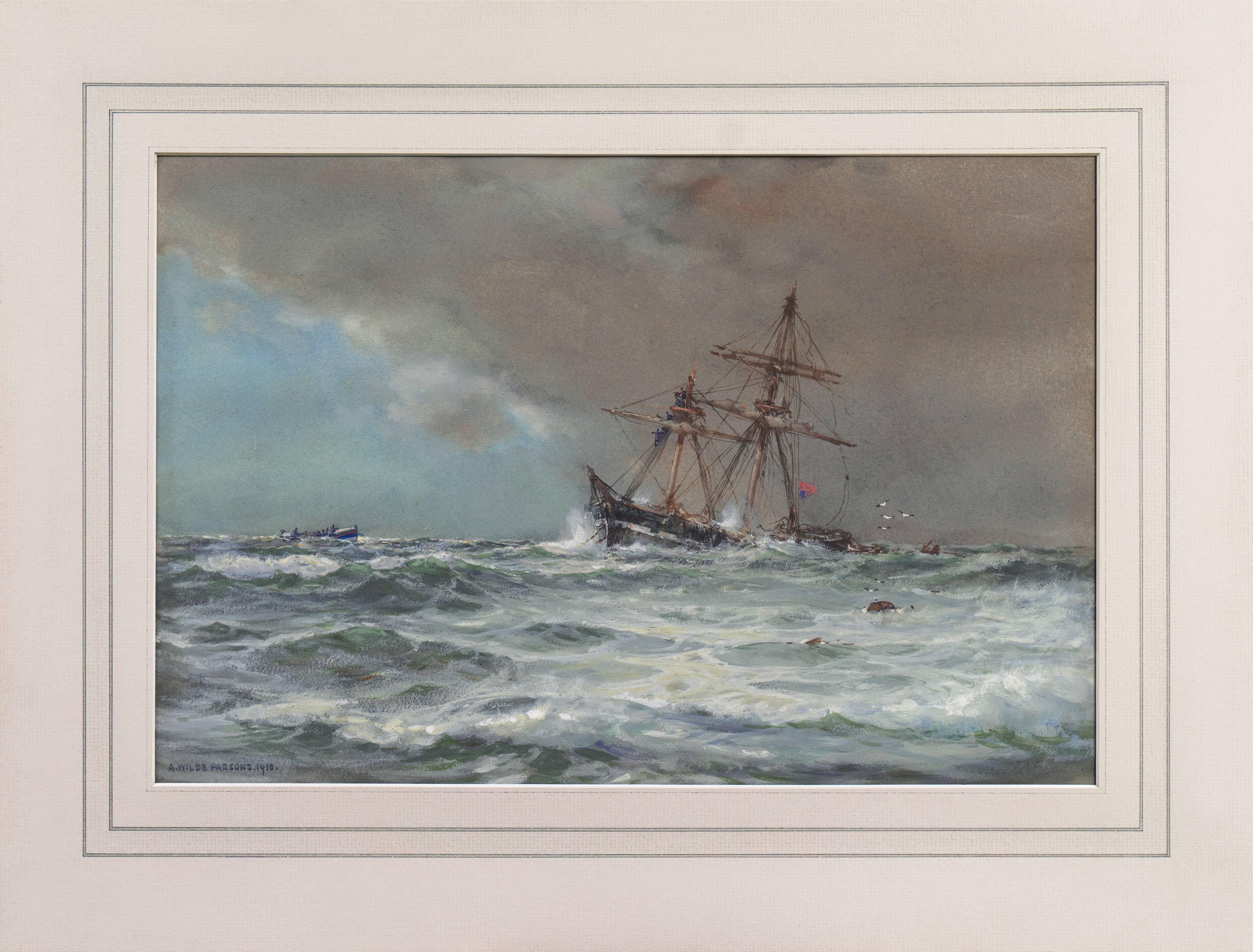 'Rescue at Sea', English Seascape, Royal Society of British Artists 3