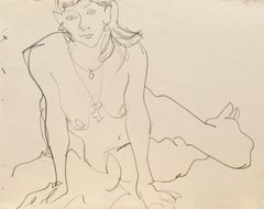 'Seated Nude', Louvre, Académie Chaumière, LACMA, California Post-Impressionist
