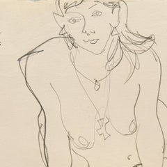 'Seated Nude', Paris, Louvre, Salon d'Automne, Académie Chaumière, LACMA, SFAA 
