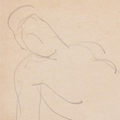 Liegender Akt" Louvre, Salon d'Automne, Académie Chaumière, LACMA, Carmel