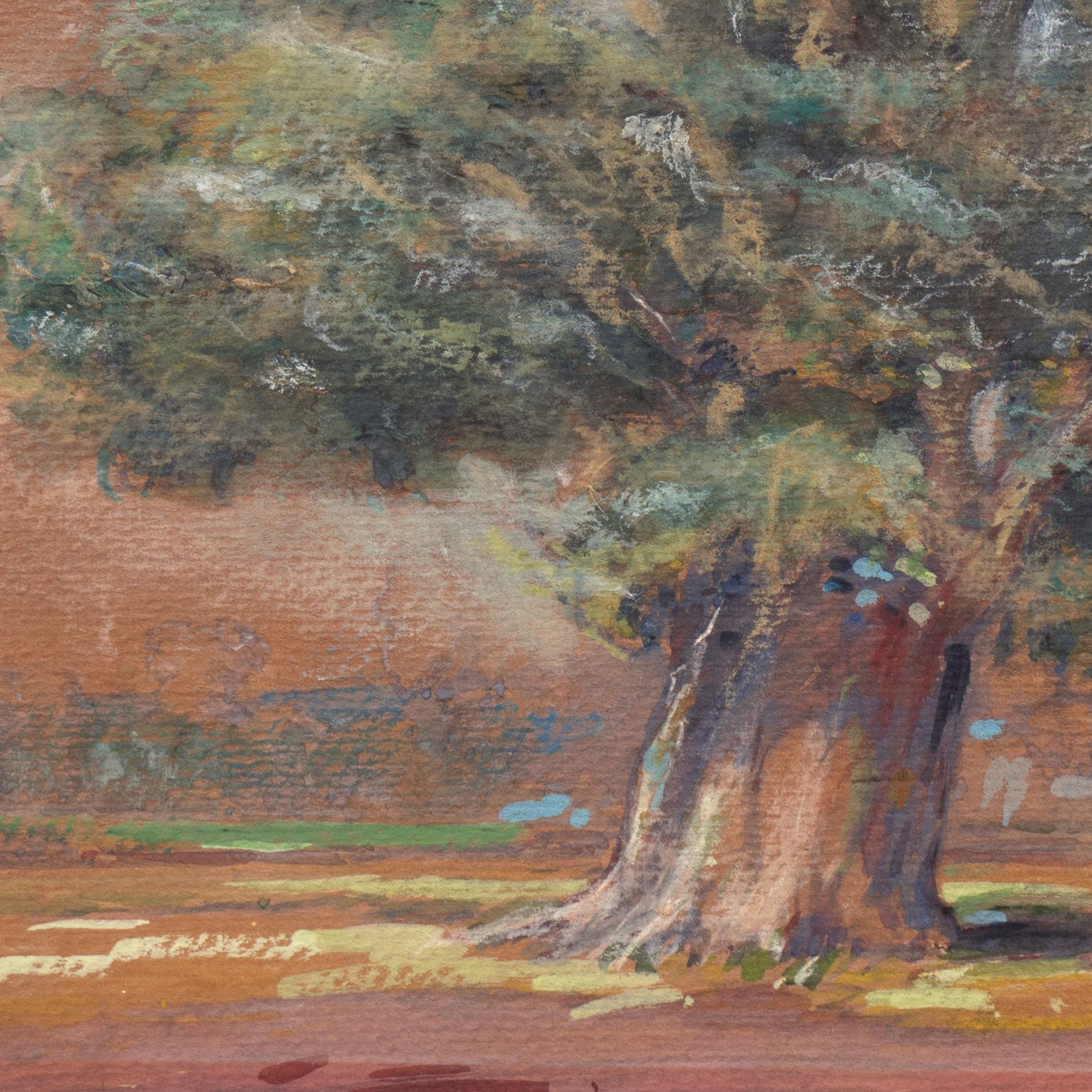 „Der alte Eichenbaum“, Bushey School of Art, Britisch im Angebot 3