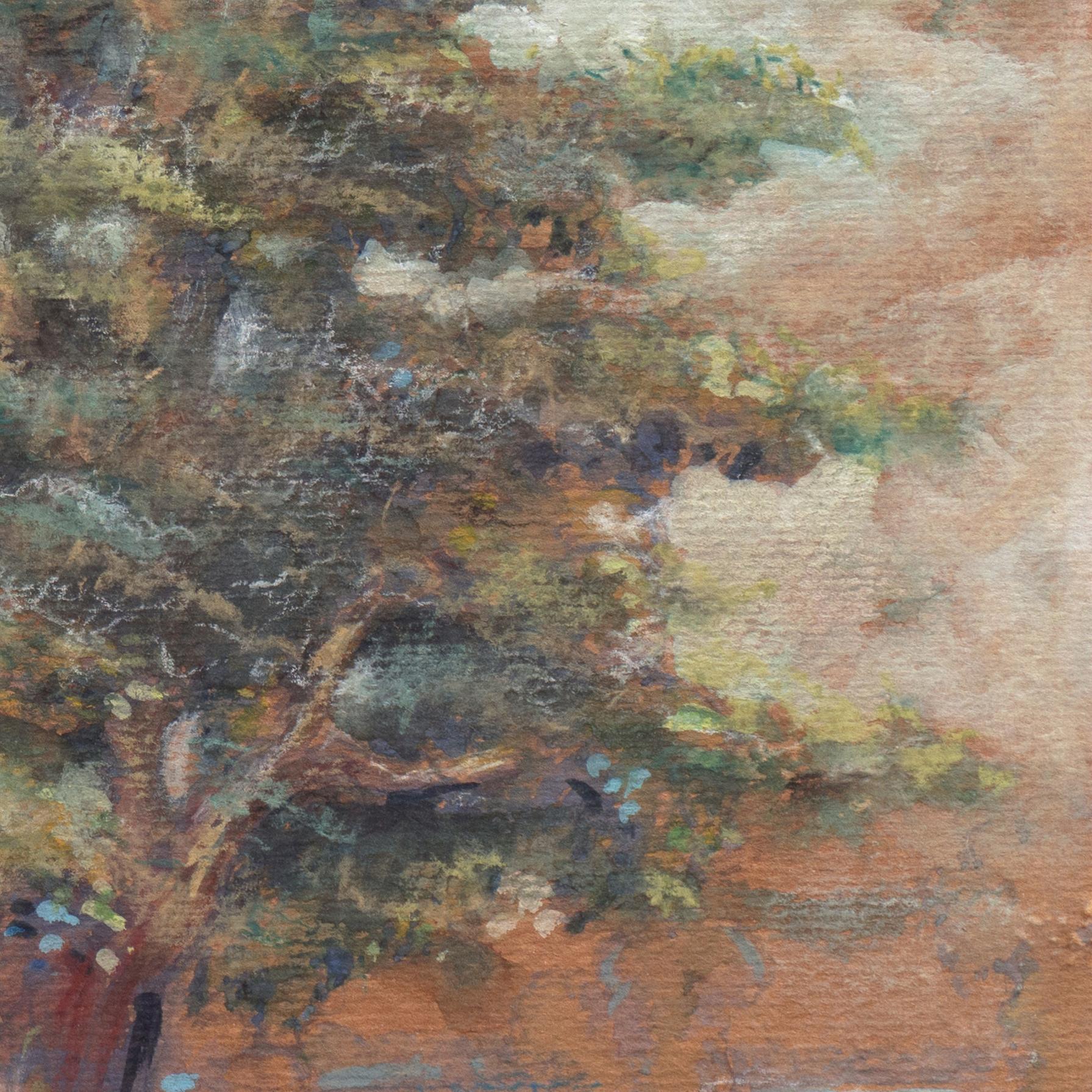 „Der alte Eichenbaum“, Bushey School of Art, Britisch im Angebot 1