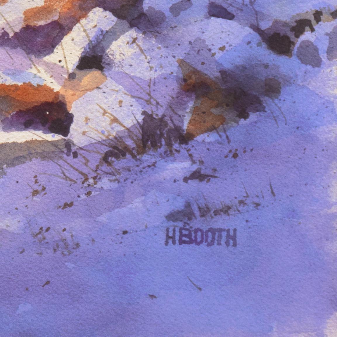 'Snowy Mountain Sunrise', San Francisco Bay Area, San Jose, Washington State - Art by Harold Booth