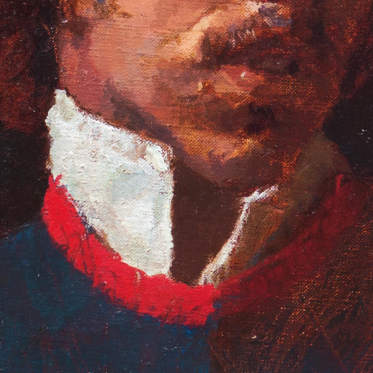 'Self Portrait, 1982', Pennsylvania Academy of Fine Arts - American Realist Painting by Douglas Ferrin