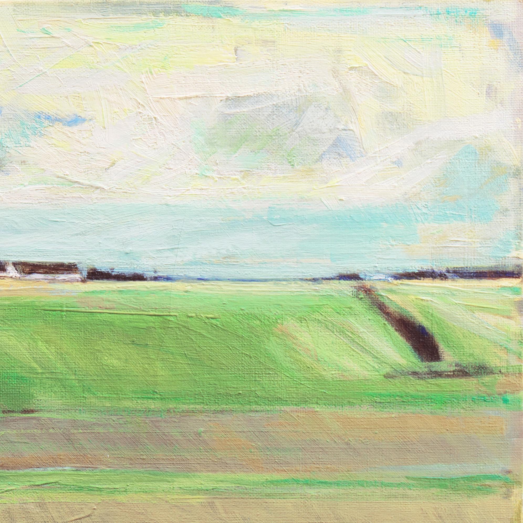 September Landscape   (Impressionism, Country, Denmark, Danish, Abstraction) 2