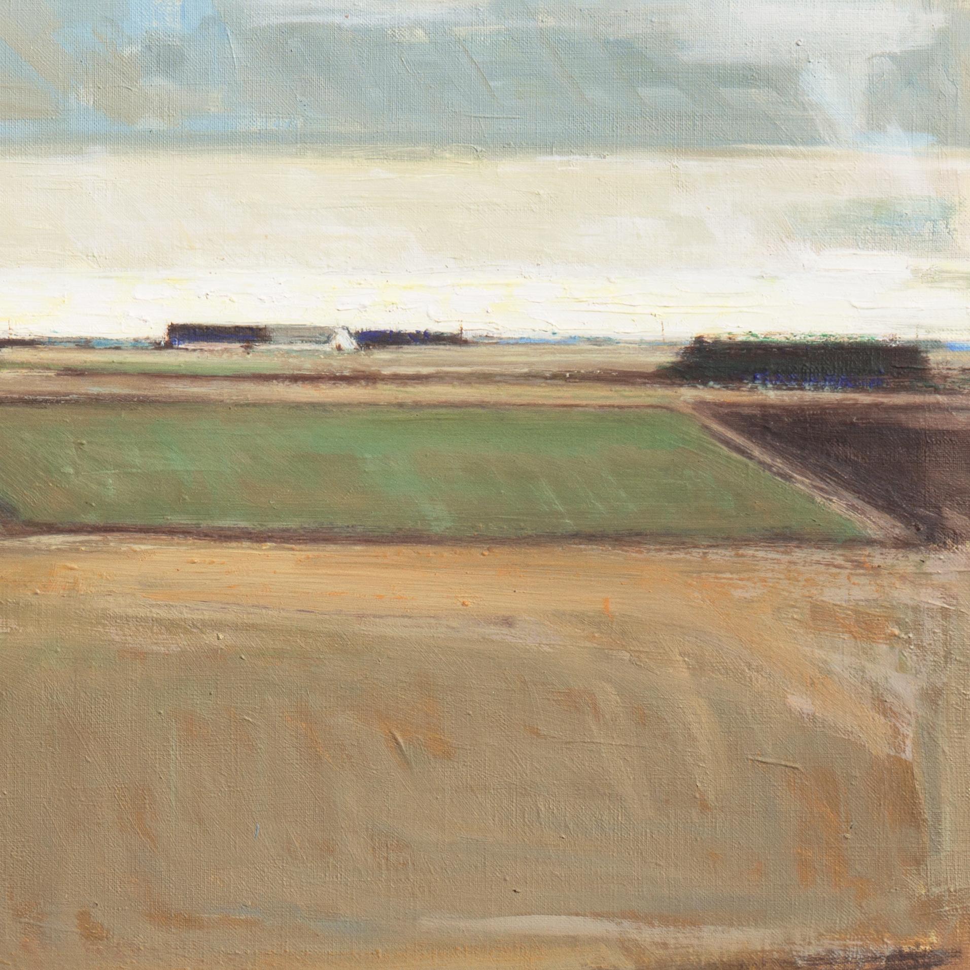 Large framed Danish Post-Impressionist, 'Rural Landscape', Copenhagen art Salons 1