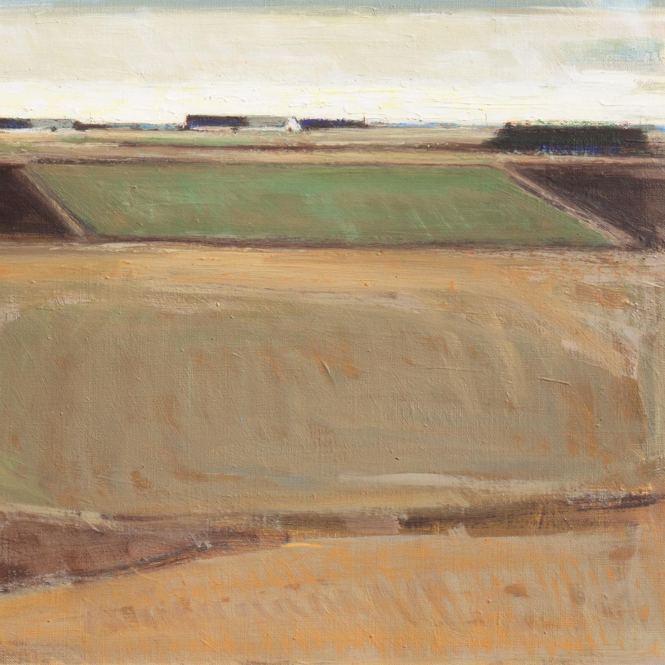 Large framed Danish Post-Impressionist, 'Rural Landscape', Copenhagen art Salons 3
