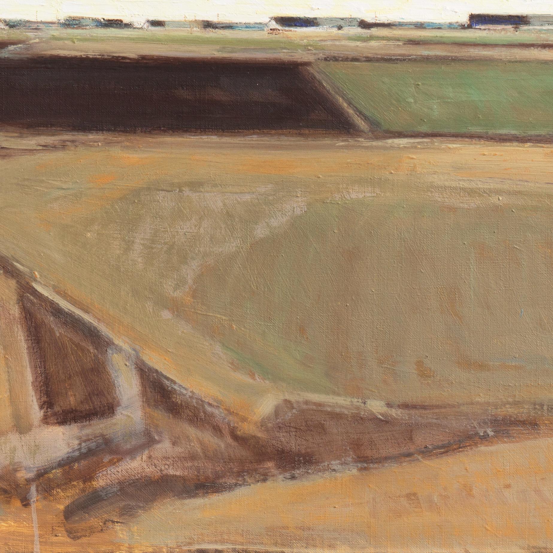 Large framed Danish Post-Impressionist, 'Rural Landscape', Copenhagen art Salons 4