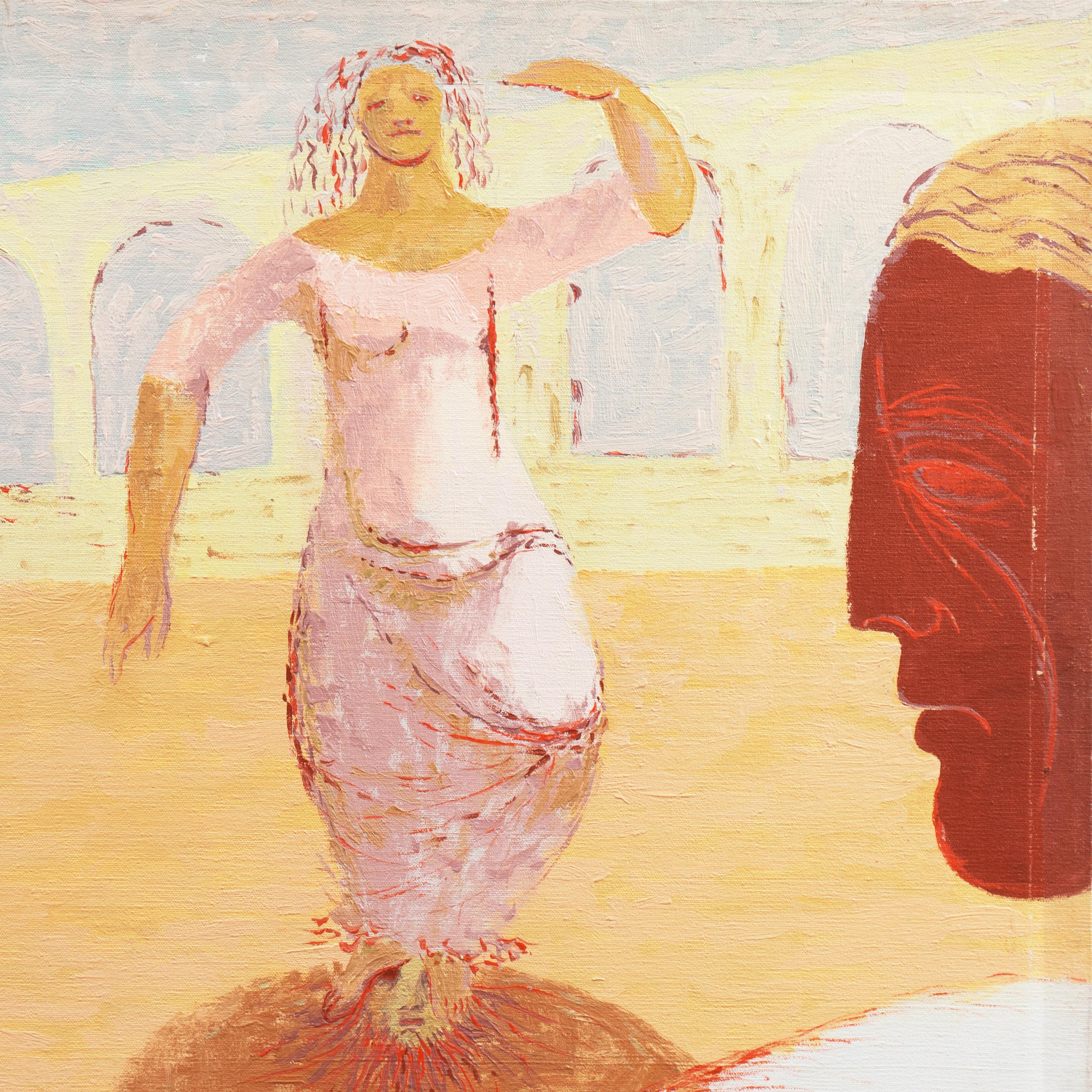 Salome Dances   (Woman Artist, Modernism, Christianity, pastel) 1