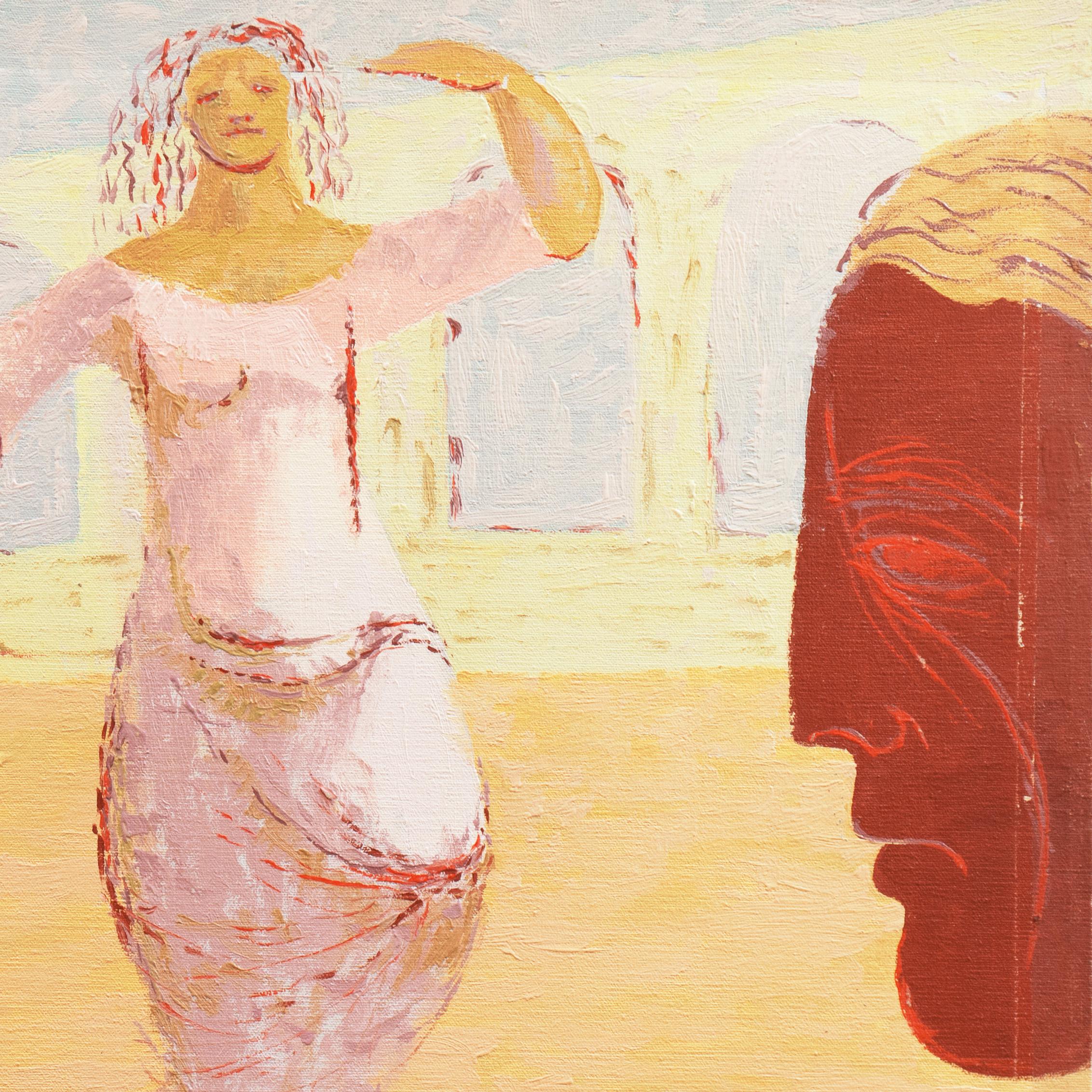 Salome Dances   (Woman Artist, Modernism, Christianity, pastel) 2
