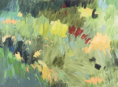 'Come May', Large Semi-Abstract Springtime Landscape, English artist