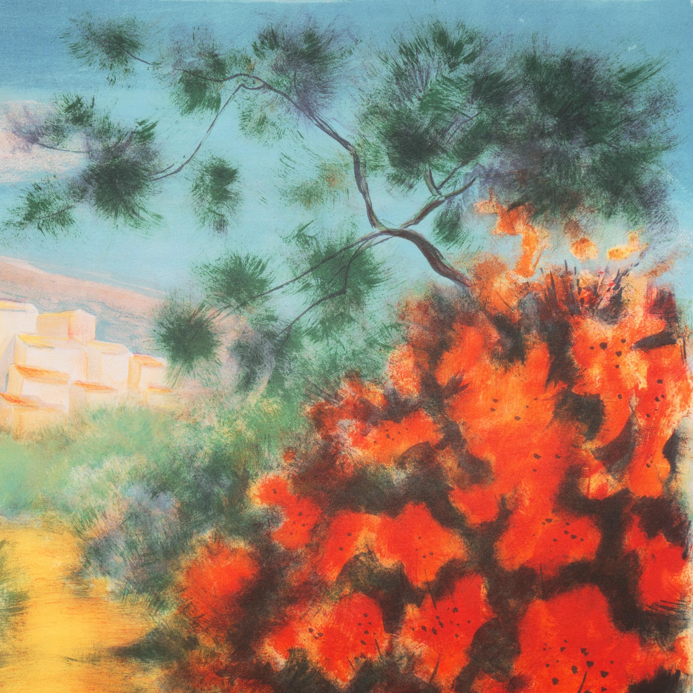 'Chemin des Bastides, Aix-en-Provence', Côte d'Azur, French Post-Impressionist For Sale 4