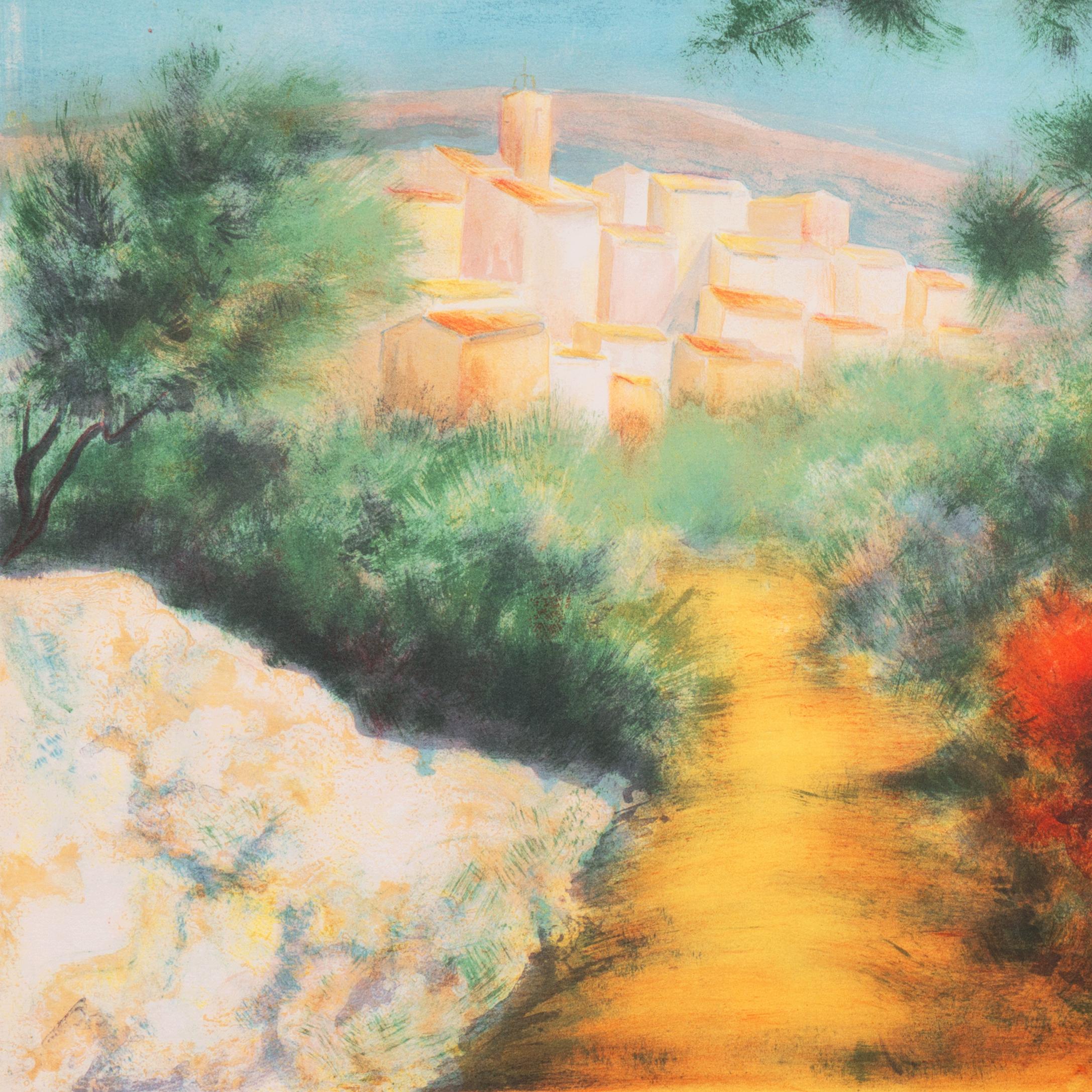 'Chemin des Bastides, Aix-en-Provence', Côte d'Azur, French Post-Impressionist For Sale 3