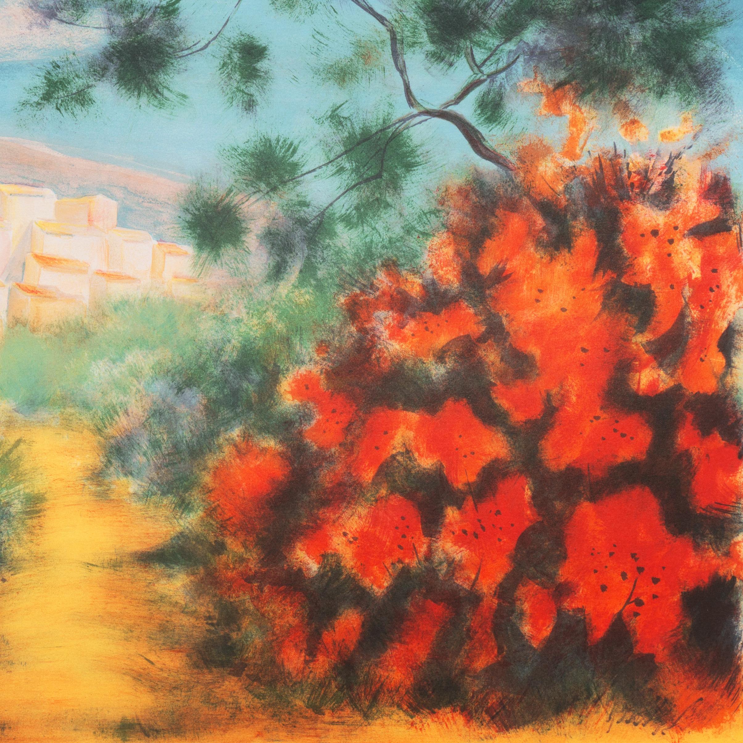 'Chemin des Bastides, Aix-en-Provence', Côte d'Azur, French Post-Impressionist For Sale 5