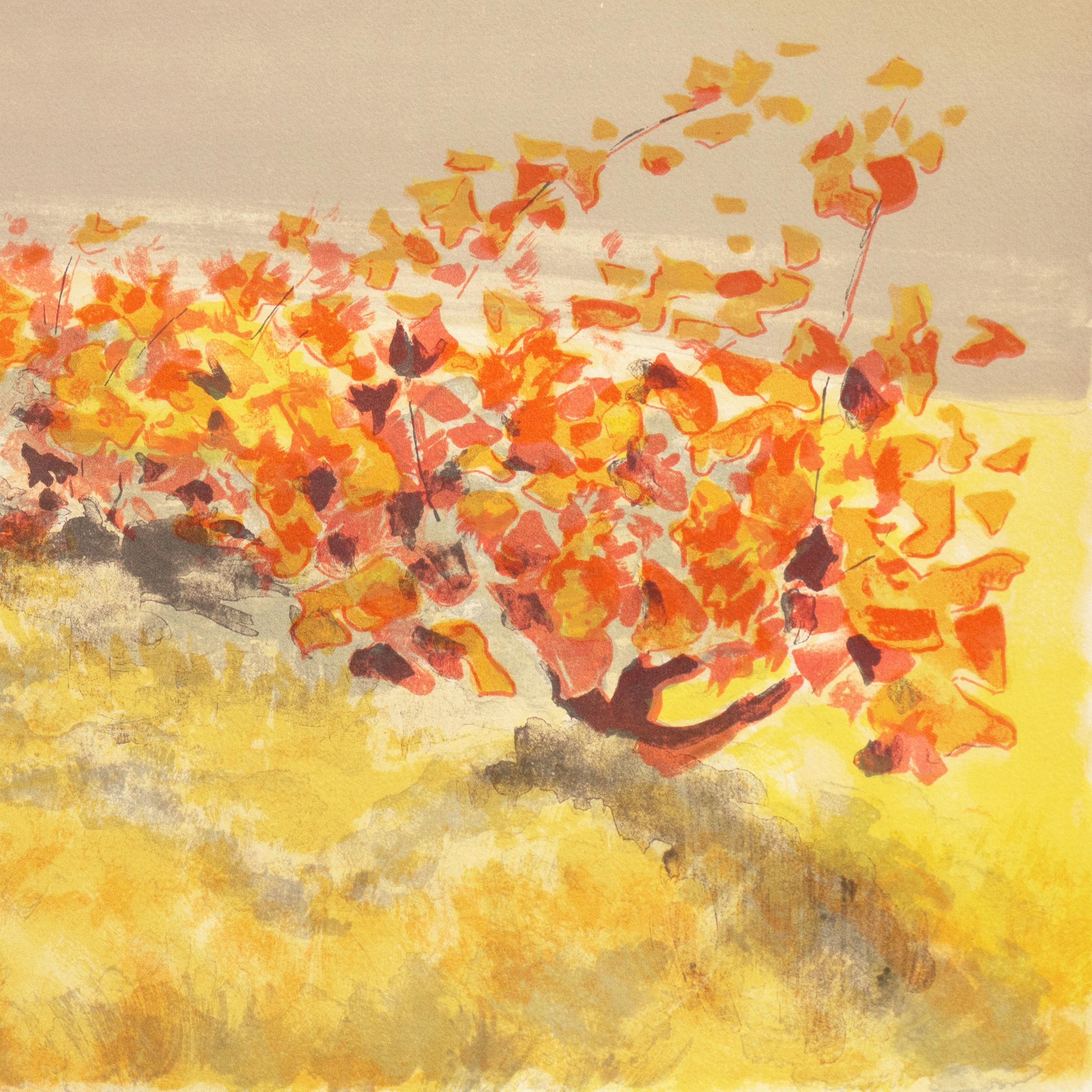 'Provençal Vineyard', French Post-Impressionist Landscape, Paris Academie Julian 2
