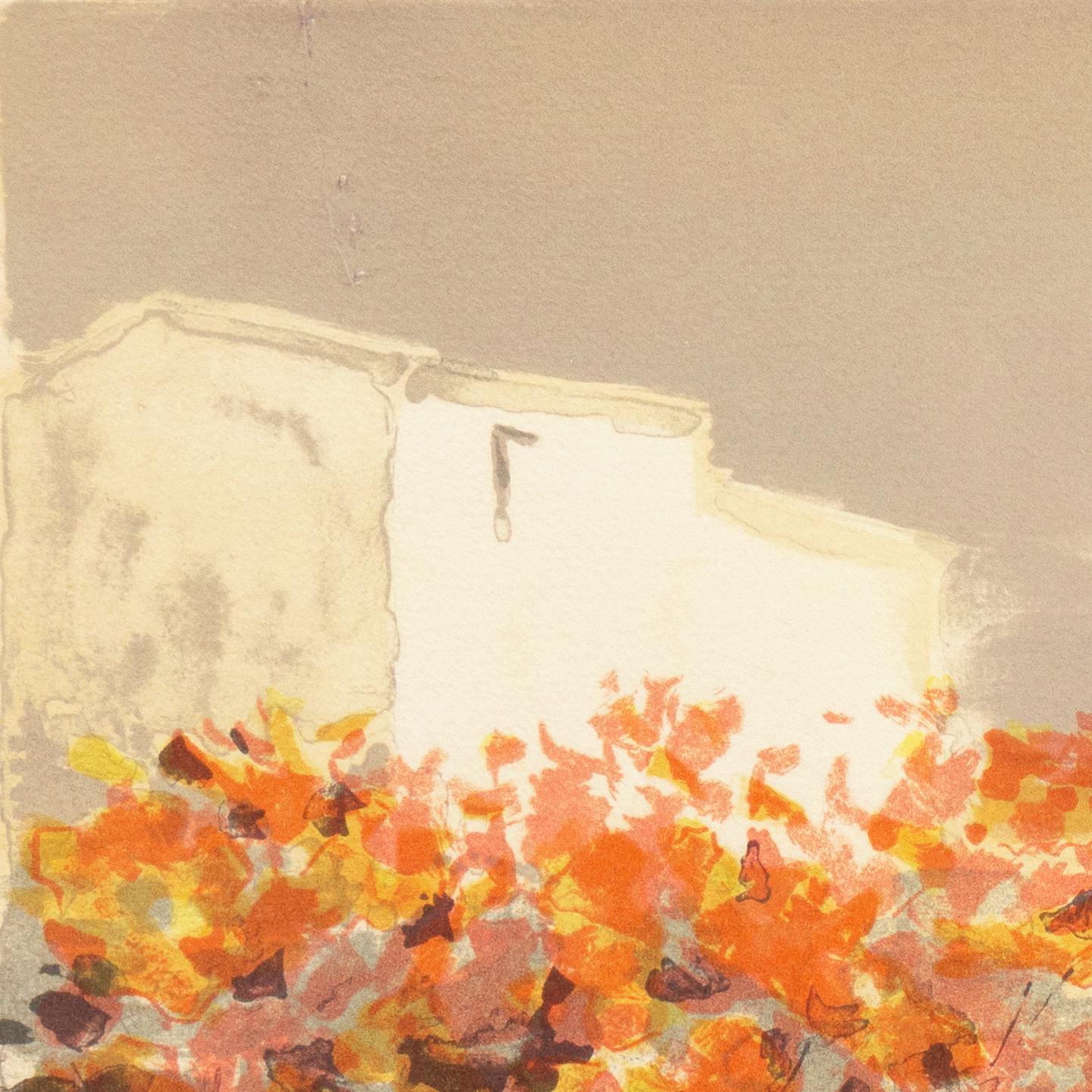 'Provençal Vineyard', French Post-Impressionist Landscape, Paris Academie Julian 5