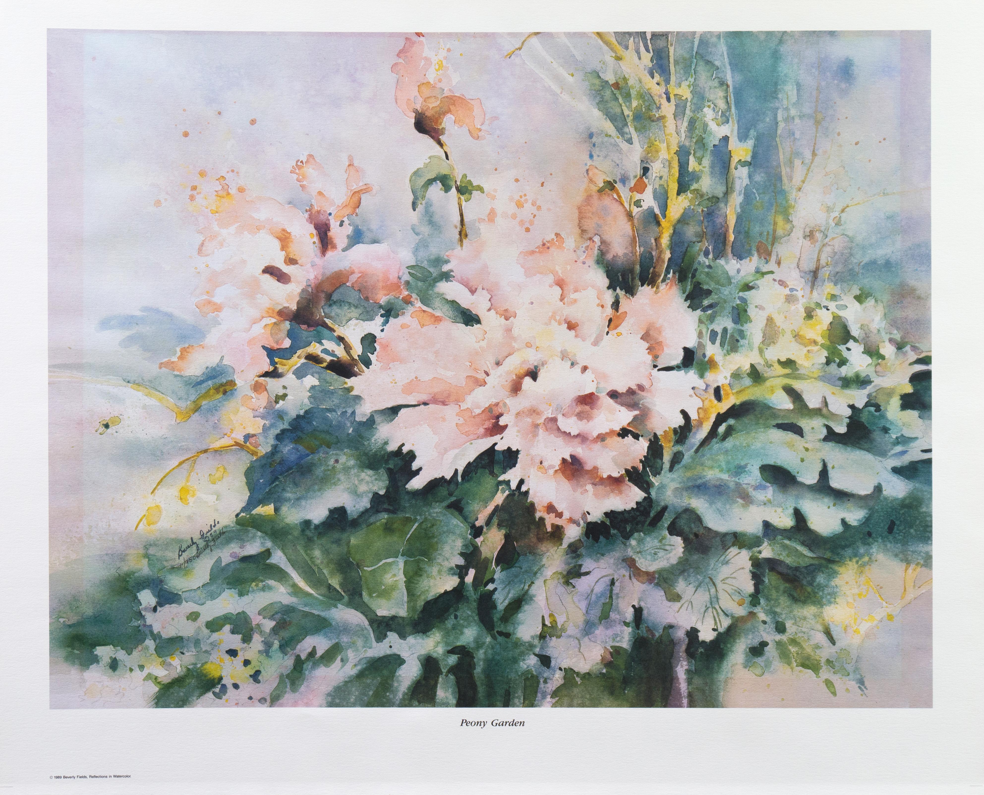 „Wasserlilien“, California Watercolor Society, SWA, Künstlerin als Frau, Zoltan Szabo im Angebot 3