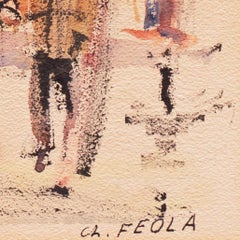 'Impressionist View of Montmartre with Sacré-Cœur', Mid-century Paris