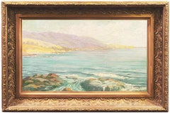 Antique  'California Headlands with a View of the Pacific', SFAA, Laguna Beach, ASL NYC