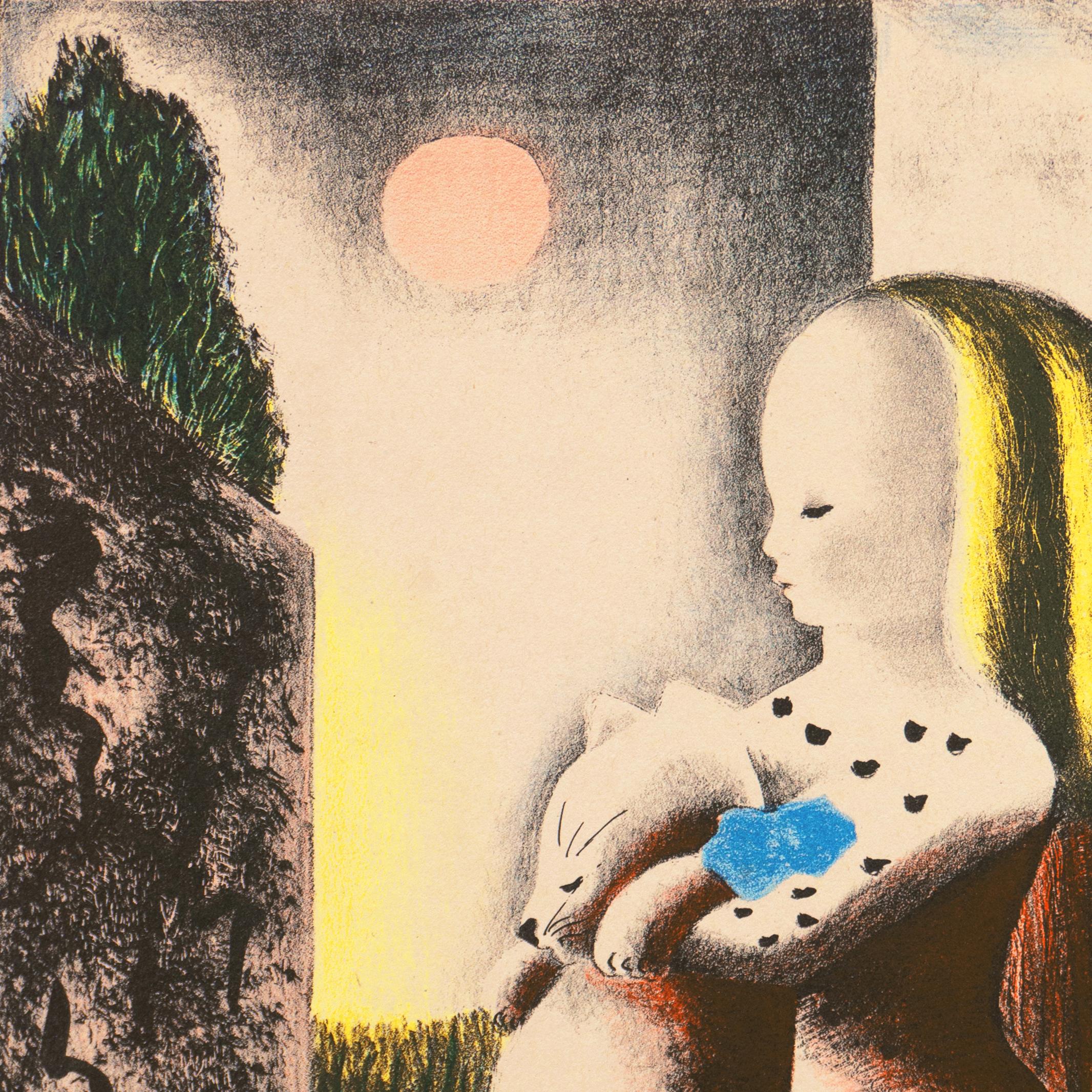 Signed lower right 'Nura' for Nura Woodson Ulreich (American, 1899–1950) and created circa 1935; additionally inscribed lower left with title, 'Anabel' with number and limitation, '16/150'.

This painter, illustrator, muralist, lithographer, author