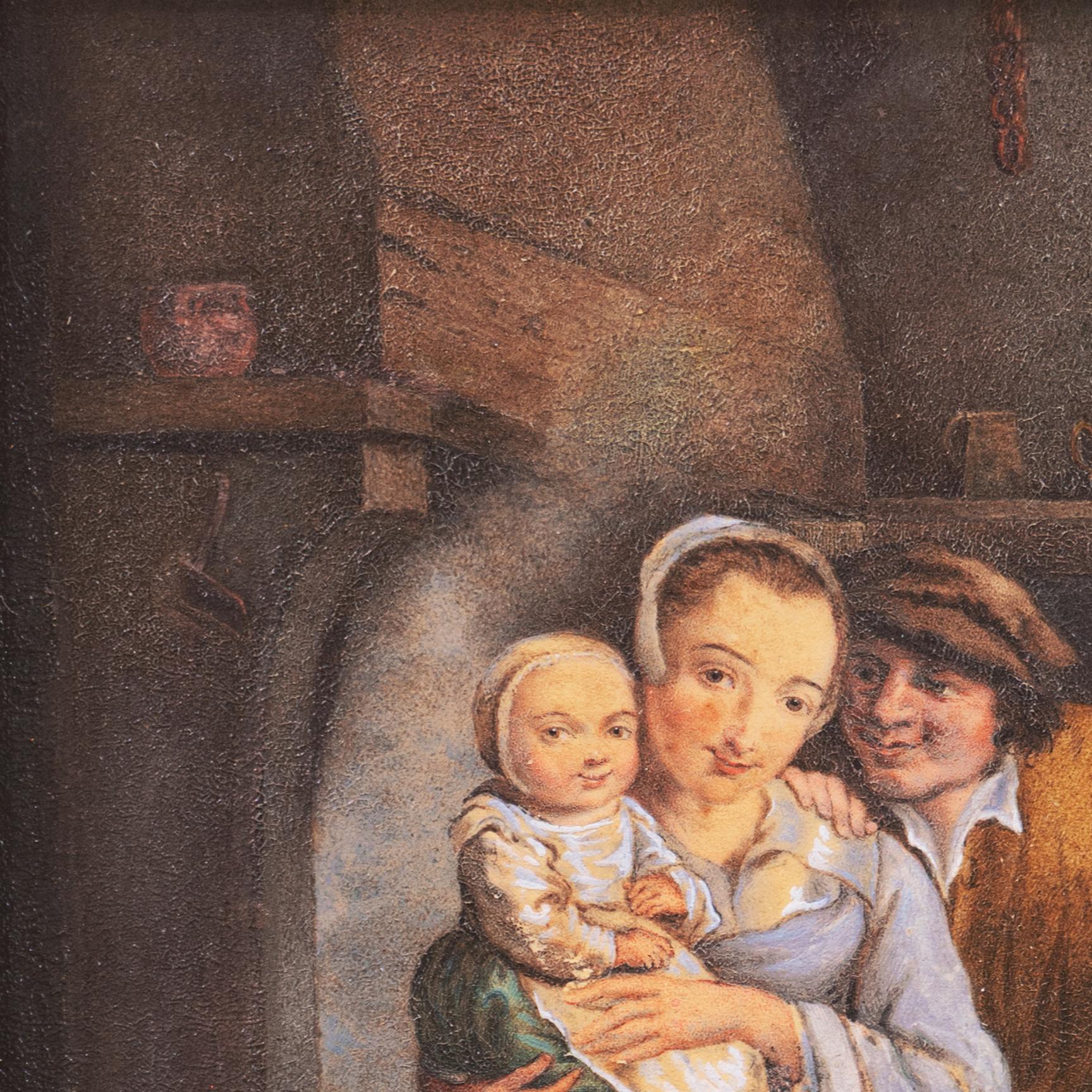 „In the Kitchen“, flämisches Genregemälde des 19. Jahrhunderts  im Angebot 2