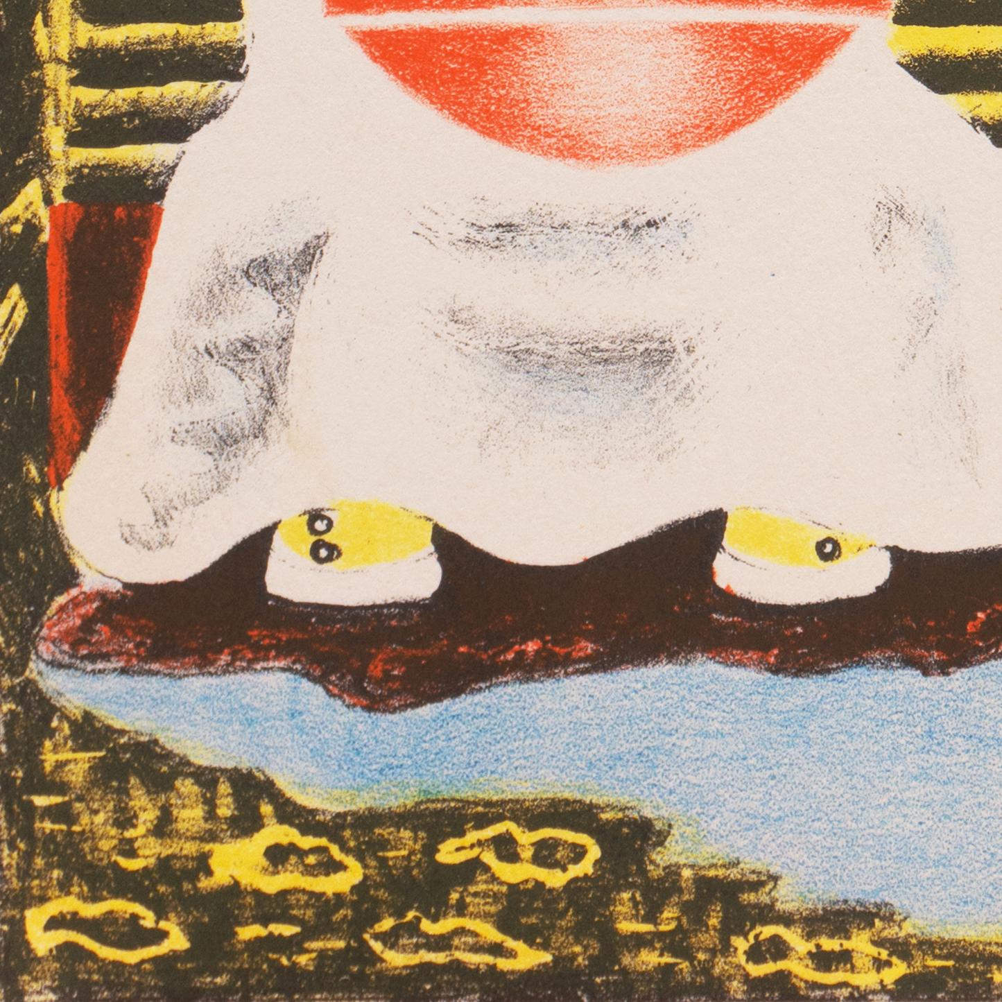 'Judy & Jessica', litografia Art Deco, artista donna, Salon d'Automne, Parigi, AIC in vendita 3