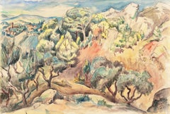 'Maussane', Cote d'Azur, France, Modernist Landscape, Ecole-des-Beaux Arts, AIC