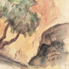 „Maussane“, Cote d'Azur, Frankreich, Modernistische Landschaft, Ecole-des-Beaux Arts, AIC