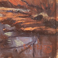 'Rochester, Michigan', American Impressionist oil, Art Institute of Chicago