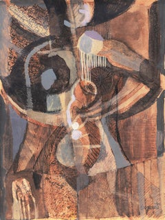 Retro 'Abstracted Figure', Sydney, Museum of Modern Art in Sao Paulo, Brazil