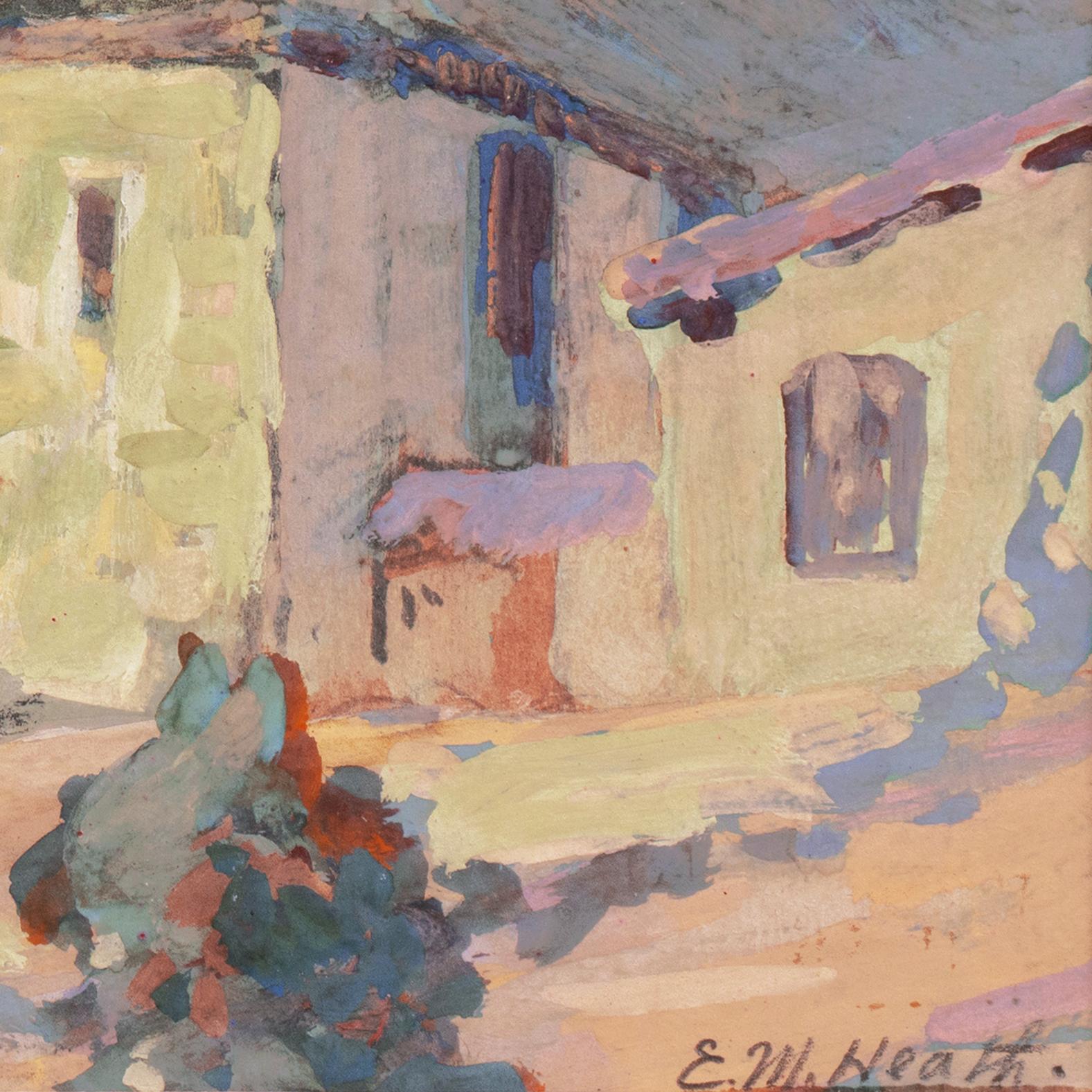 Carmel Mission, impressionnisme californien, femme artiste, New York School of Art en vente 1