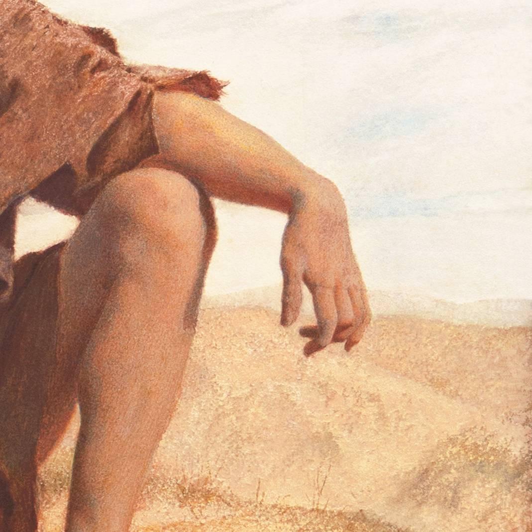 „A Young Goatherd“, Orientalismus, Ägypten, Algerien, Marokko, Königliche Akademie, Benezit im Angebot 8