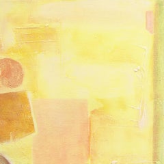 'Construction in Saffron and Tourmaline', French Geometric Abstract, Los Robles