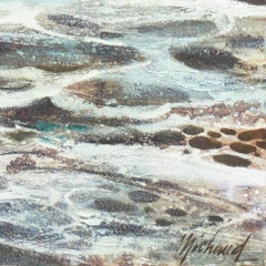 'Ocean Prelude', Large Impressionist oil seascape, Chouinard artist, Los Angeles
