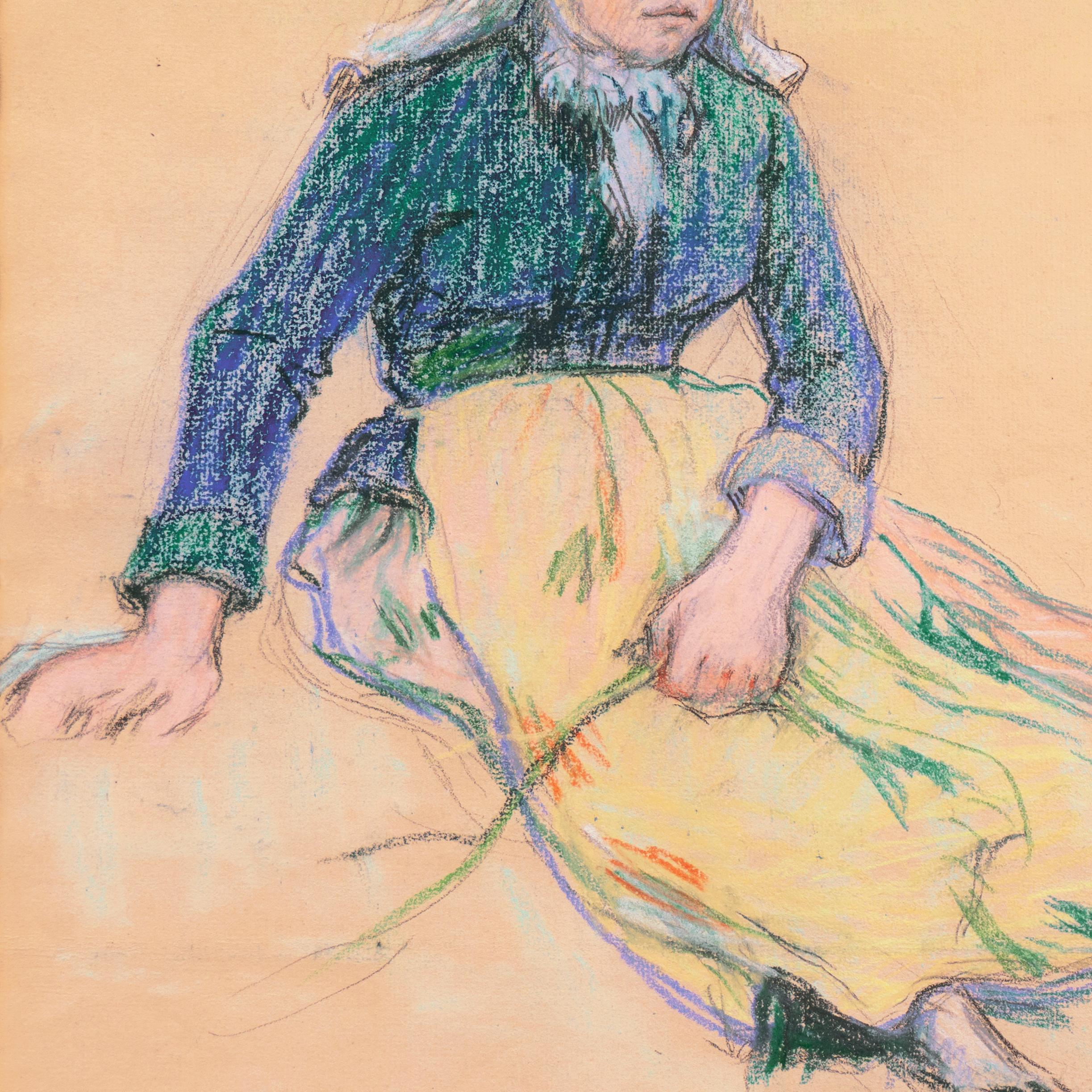 'La Ramasseuse de Varech', Brittany, Young Bretonne Kelp Gatherer, Paul Gauguin 2