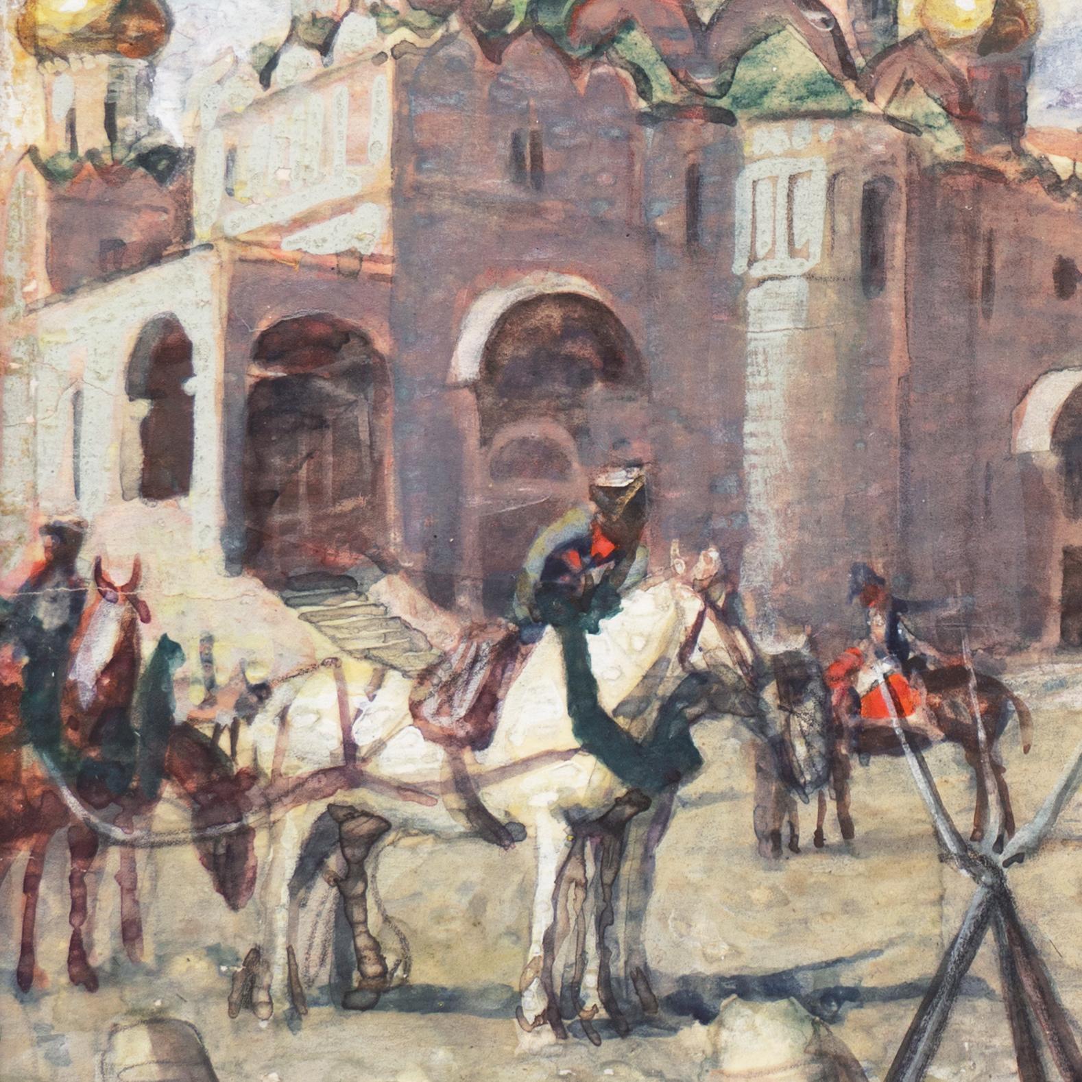 „Napoleonische Garde in der Kathedrale von Uspensky-Sobor“, Moskau, Französische Armee im Angebot 3