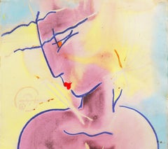 'Clásico Moderno', Figura Estilizada de Mujer Artista