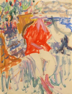 'Woman Seated', California Post Impressionist, Louvre, Academie Chaumiere, LACMA