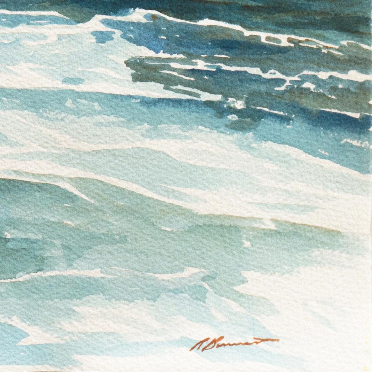 'South Coast', Pacific Seascape Coastal Scene, Washington Book Illustrator - Art by Richard Bennett
