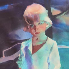 'By the Pool', San Diego Artist, Psychological Portraiture