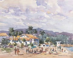 « Nuages d'été, East Beach, Santa Barbara », Californie, Instituto Allende