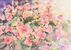 'Pink Daisies', California Watercolor Society (Société d'aquarelle de Californie), SWA, Woman Artist, Zoltan Szabo