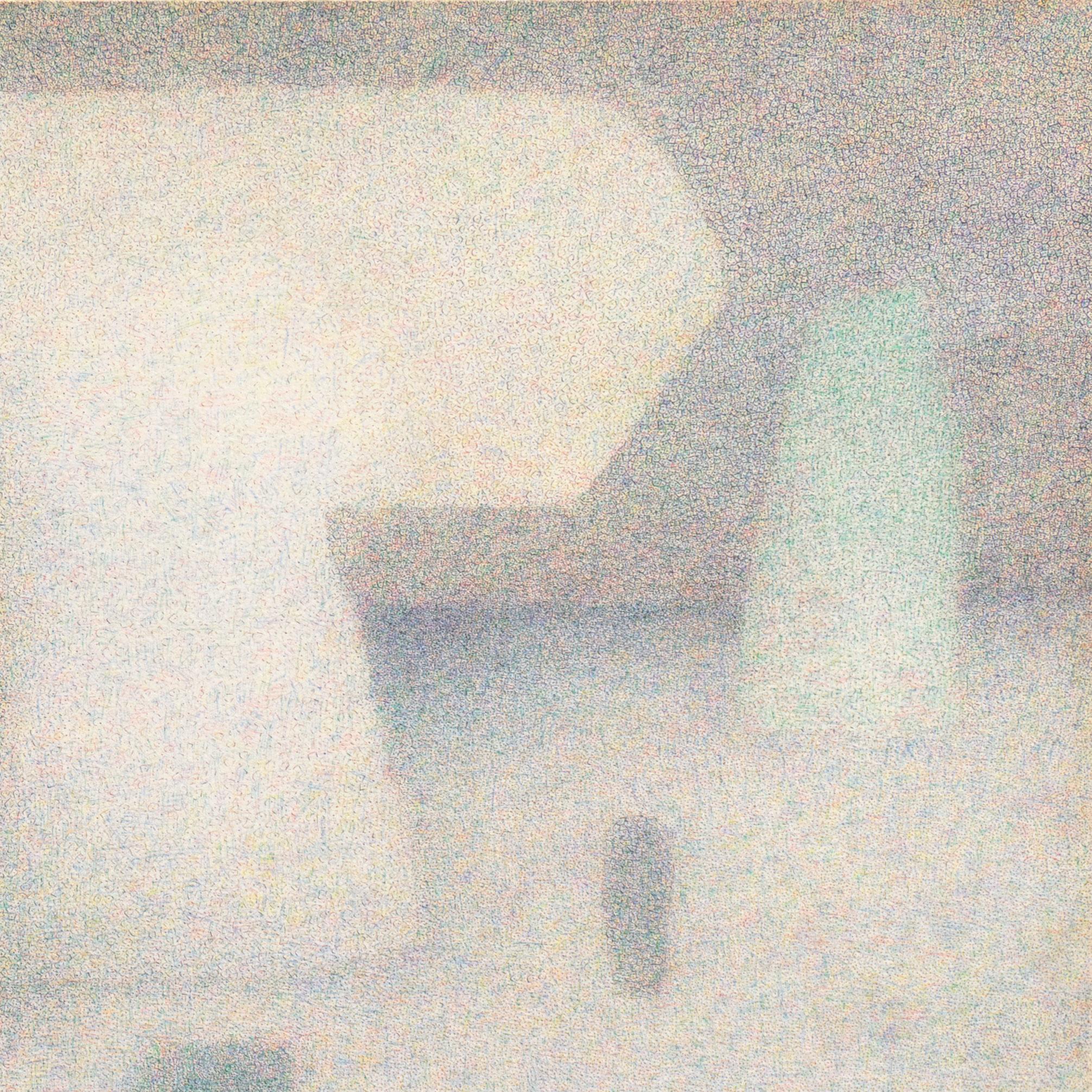 „Pointillist-Stillleben“, Royal Society of Artists, Edinburgh Academy, Palo Alto im Angebot 1