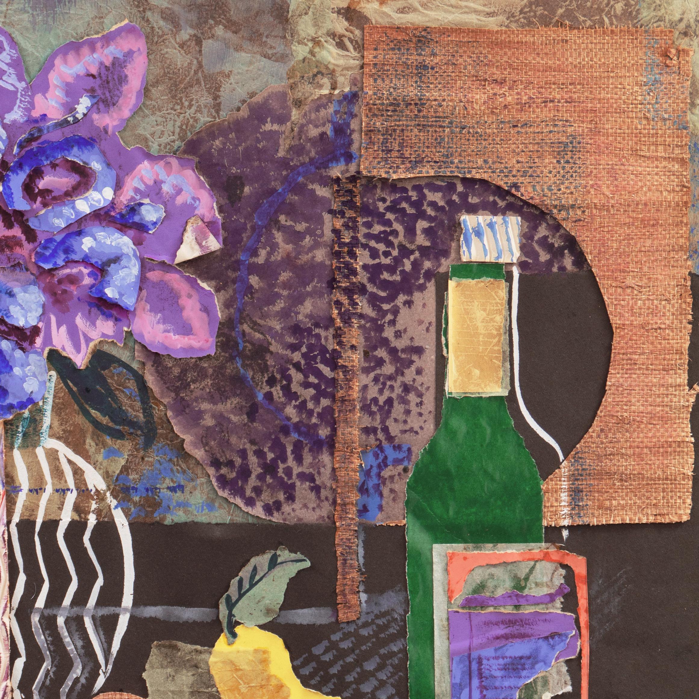 'Still Life, Lilac and Jade', Mississippi Modernist Woman, Peabody Collection - Brown Still-Life by Gray Layton