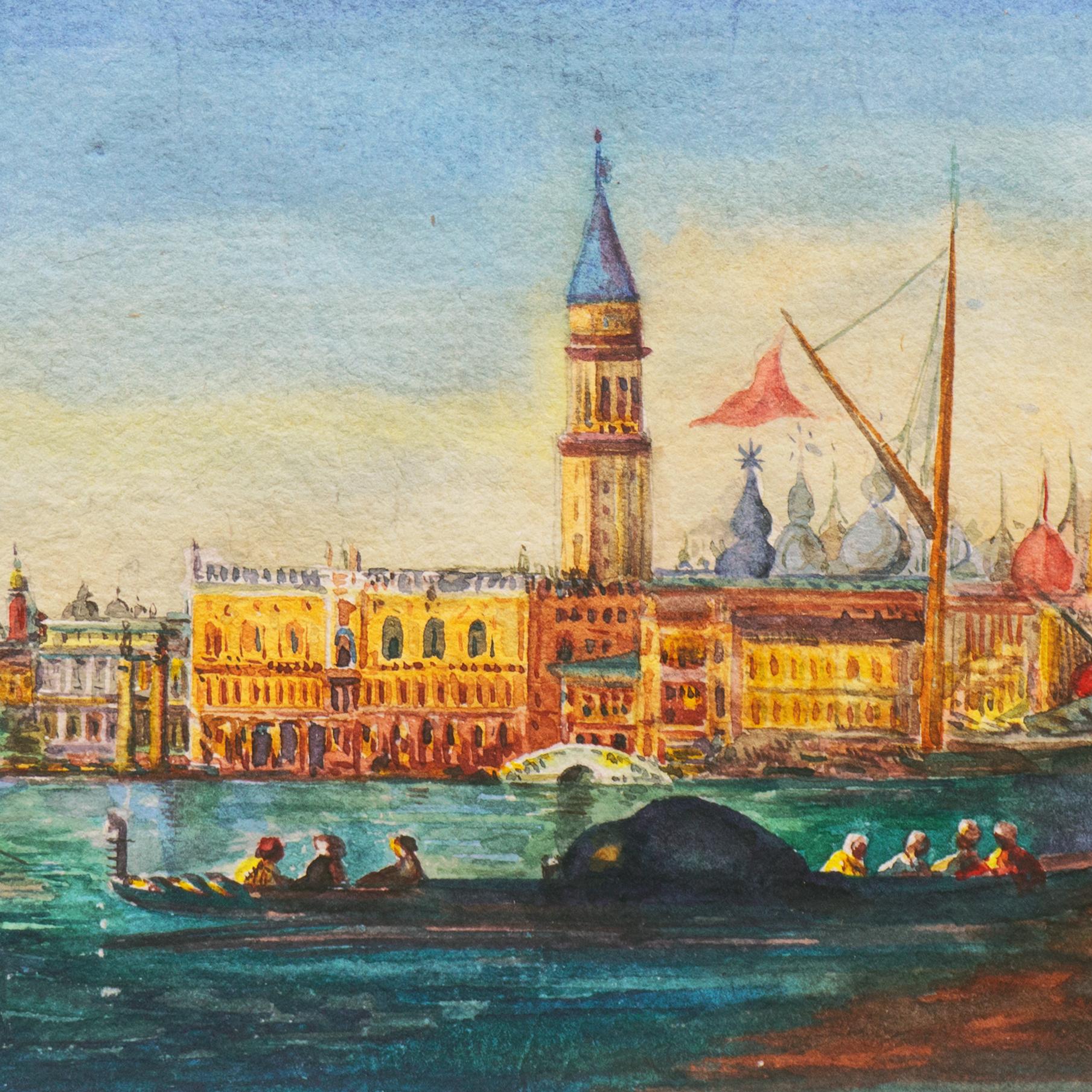 'Venice, Bacino di San Marco', Venetian Vedute, St. Mark's Place, Santa Maria  For Sale 1