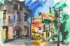 'Main Street, Port Costa', California Woman Post Impressionist, Crocker Museum